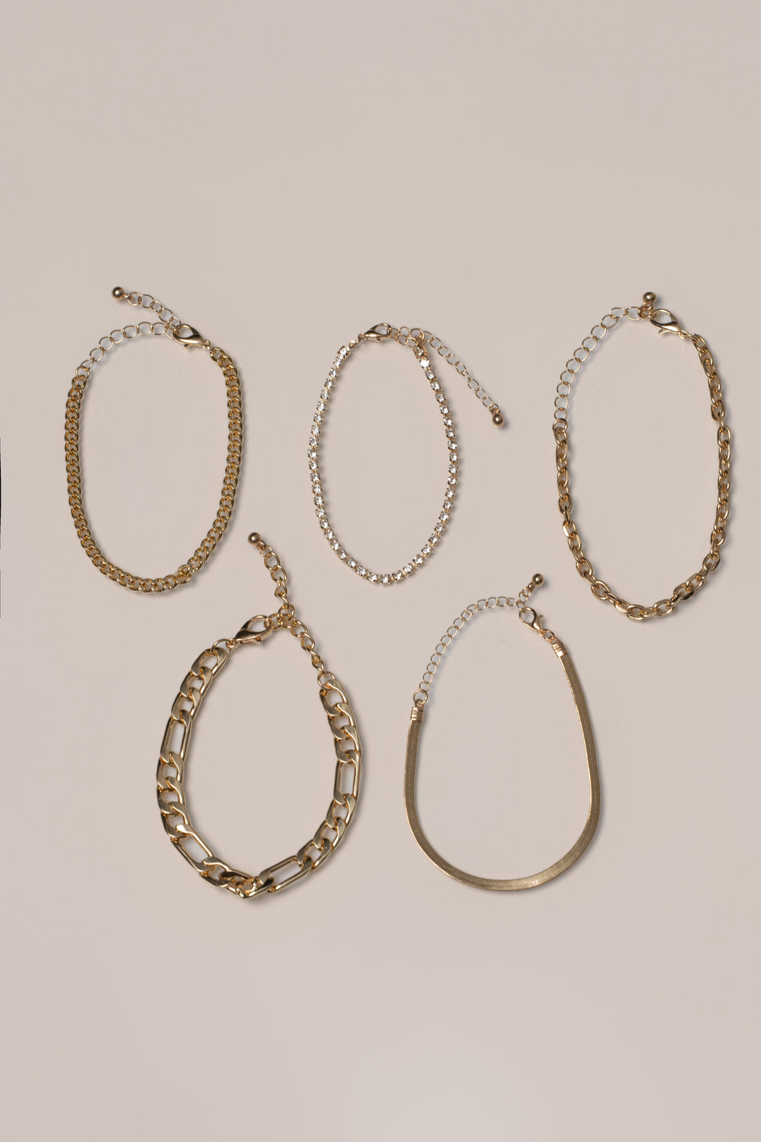 Set de Pulseras Monaco Gold