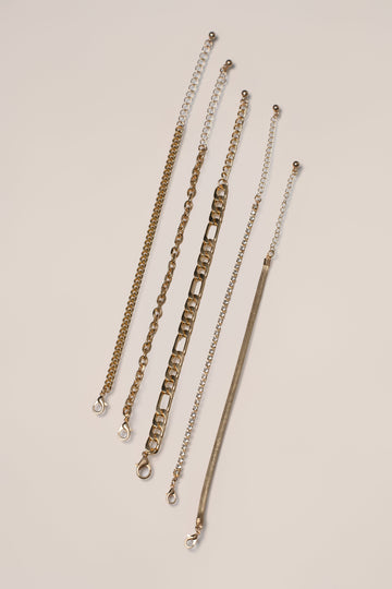 Set de Pulseras Monaco Gold