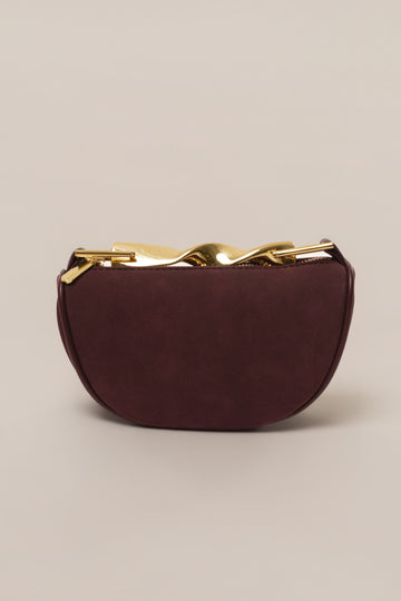 Bolso Crescent Monaco Burgundy