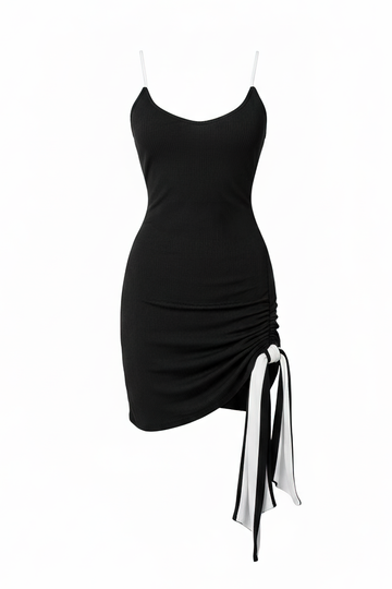White/Black Mirage Reversible Mini Dress