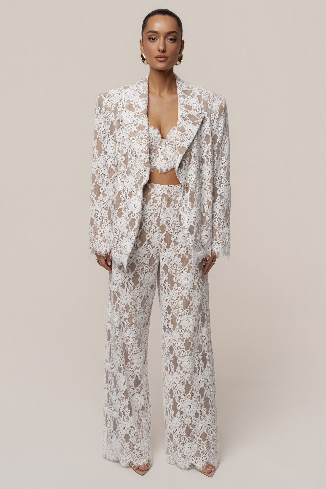 White Lace And Desire Blazer