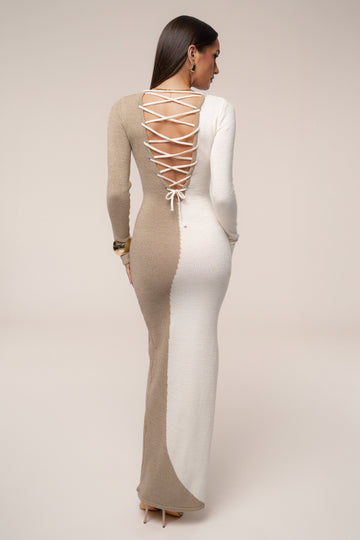 Beige/Ivory No Hard Feelings Dress