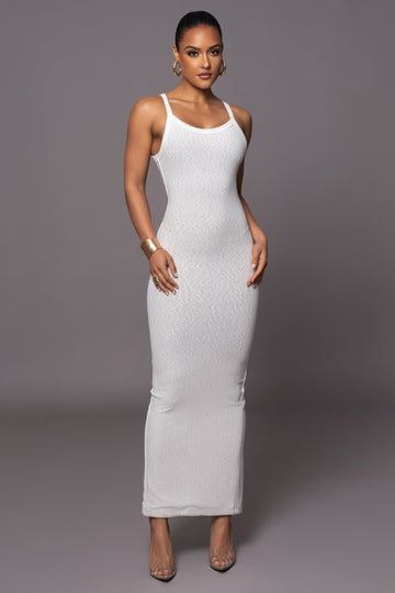 Vestido Maxi Back To You Ivory